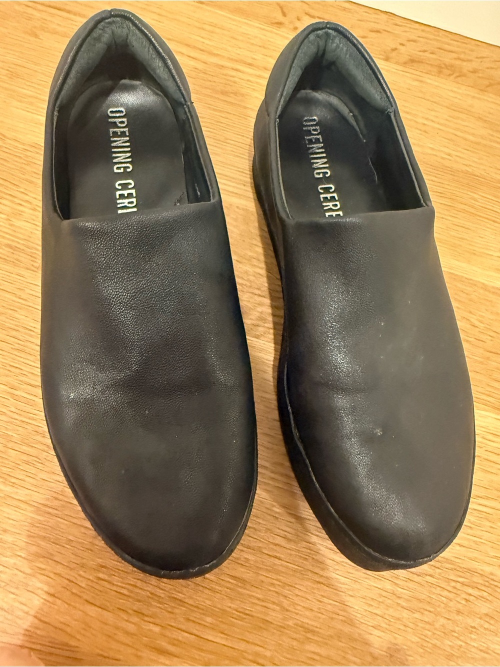 Opening Ceremony Black Slip On Platform Shoes Women’s 7